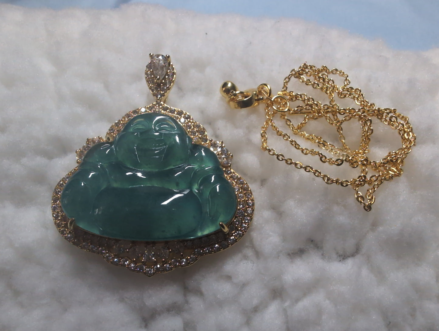 Jadeite Budda pendant