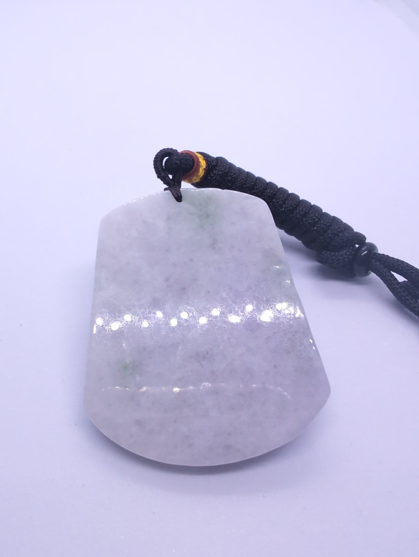 White jadeite pendant