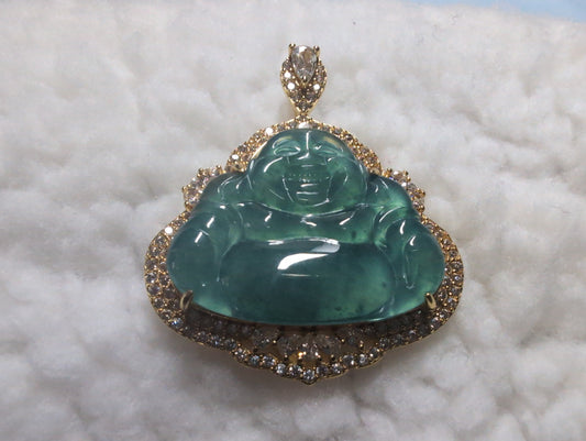 Jadeite Budda pendant