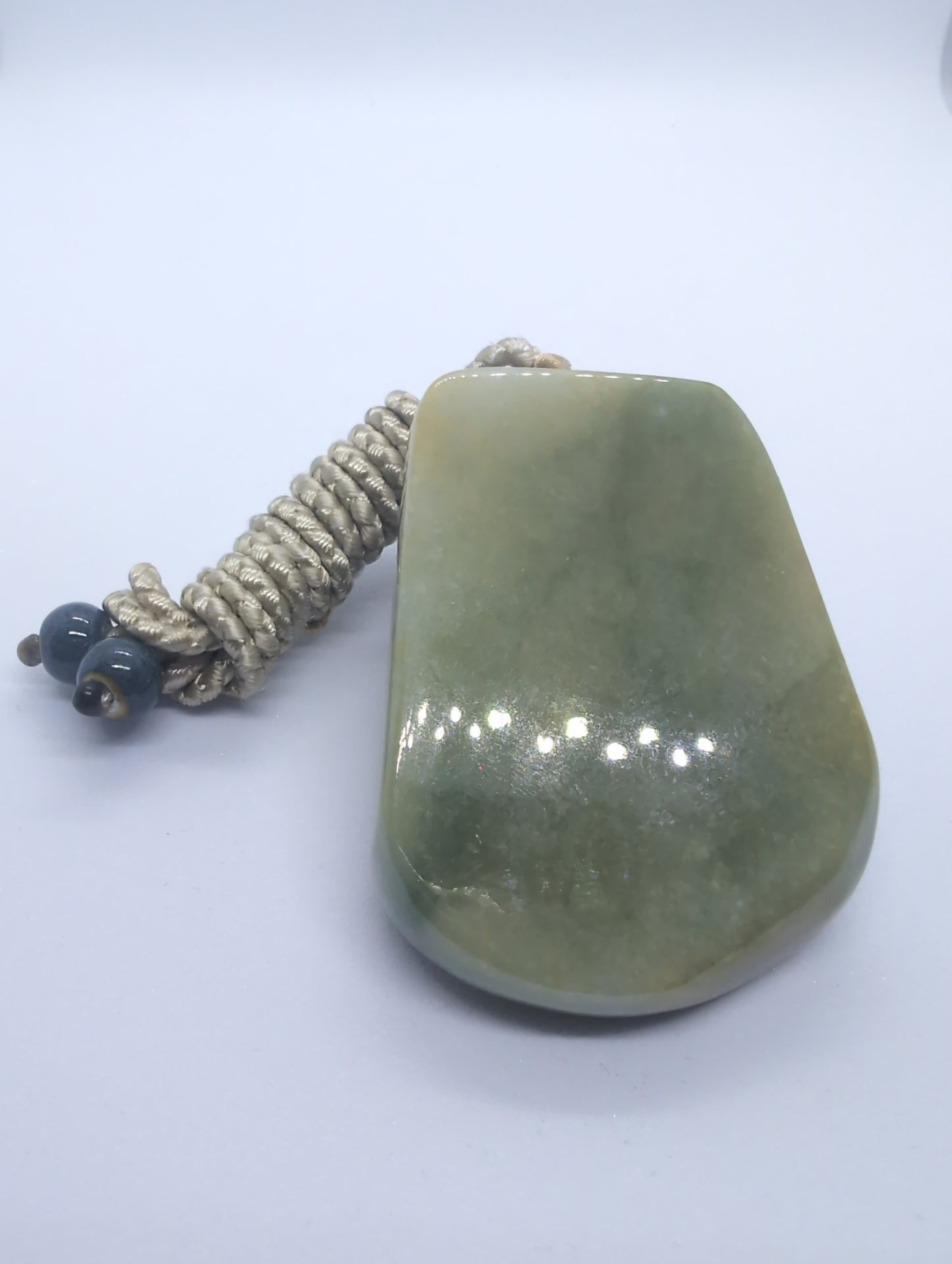 Nine-tails fox jadeite pendant