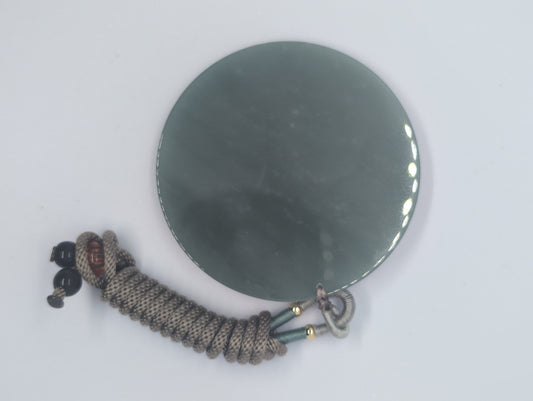 Green jadeite peace charm