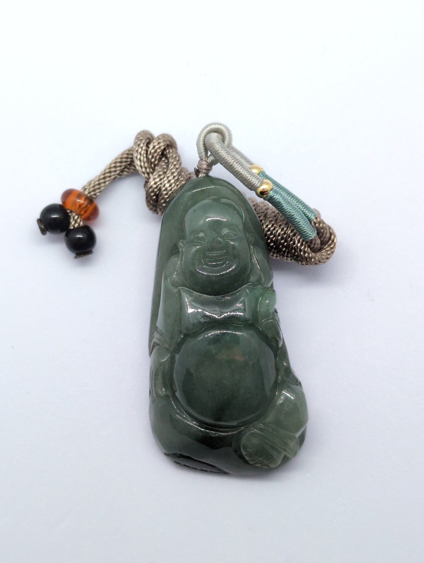 Green jadeite pendant